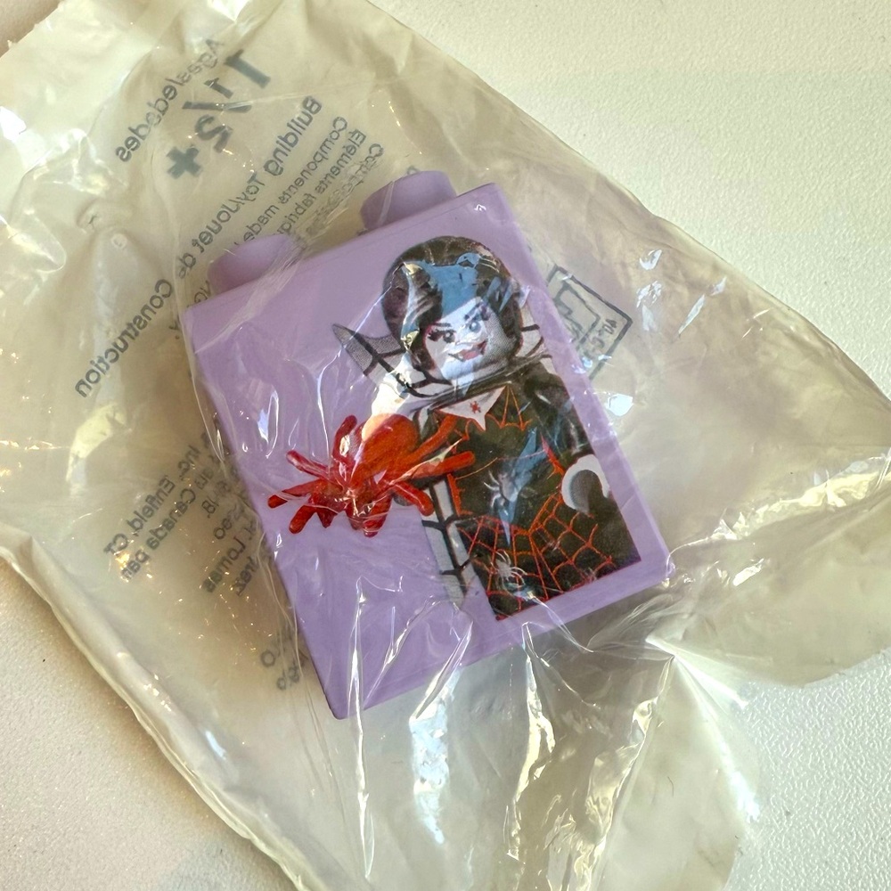 Legoland Halloween Collectible Duplo Brick Purple Vampire 2023